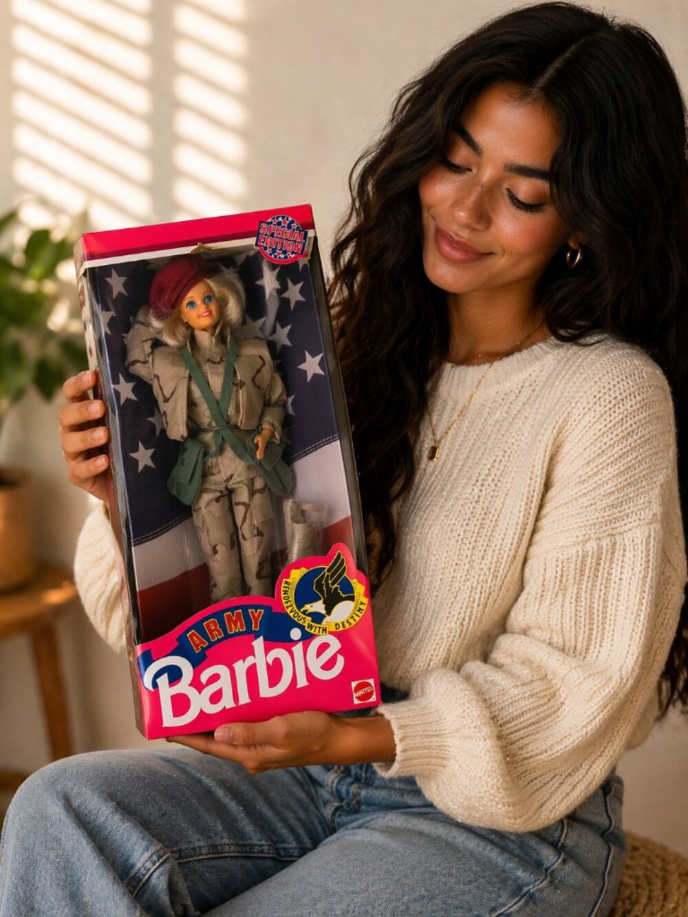 Vintage 1992 Mattel Army Barbie Stars ‘n Stripes Special Edition NIB